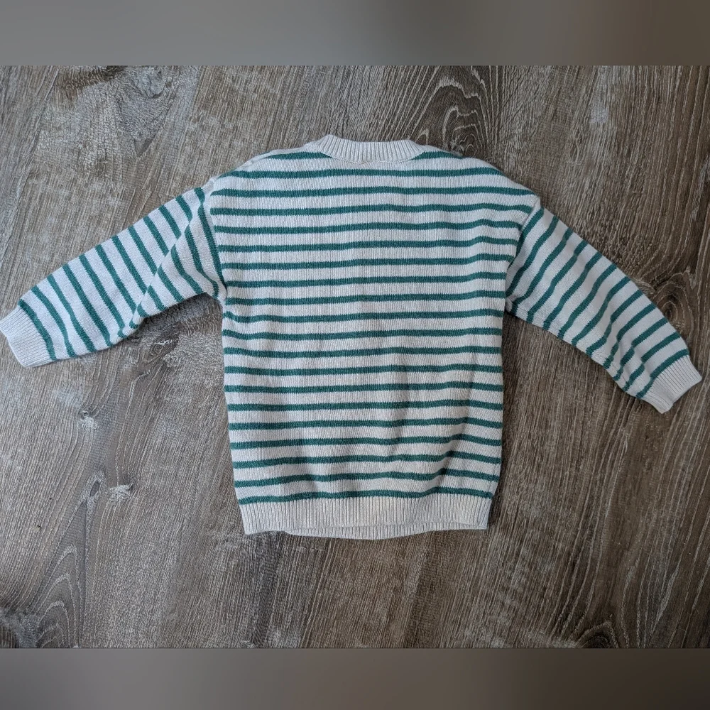 H&M + Cat & Jack Baby Teddy Bear Neutral Sweaters 100% Cotton Size 12 Months